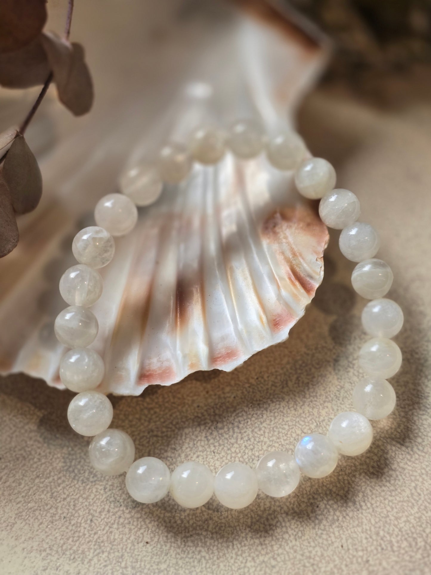 Cristal de Roche laiteux Bracelet simple