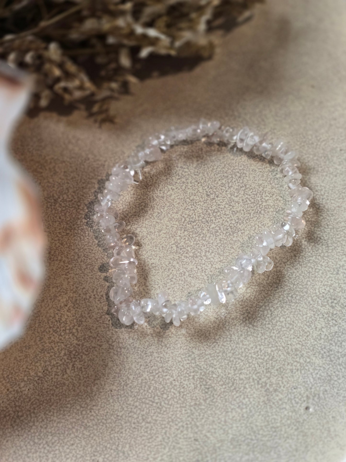 Bracelet Cristal de Roche Baroque Bracelet simple