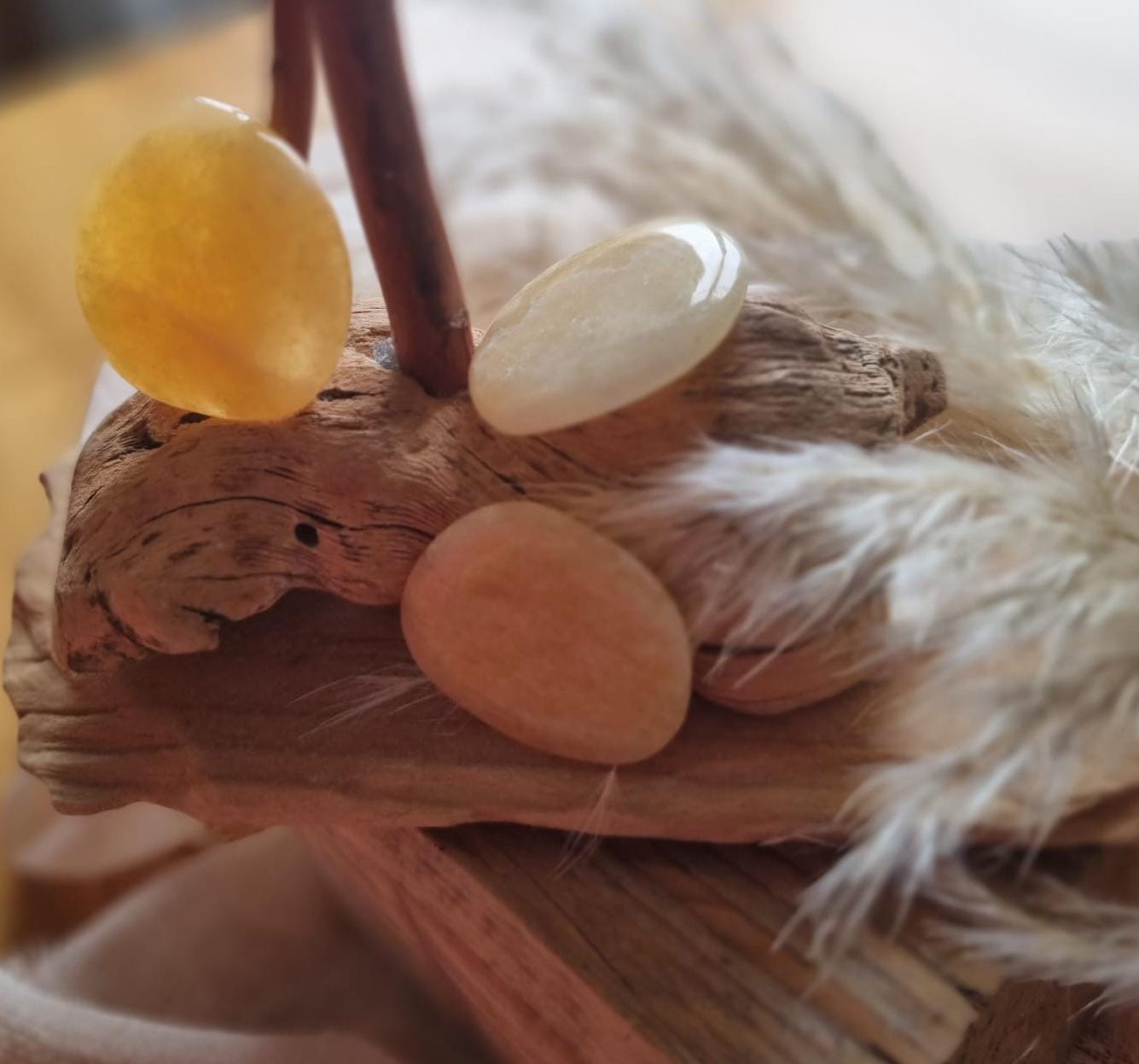 Citrine - Pierre plate