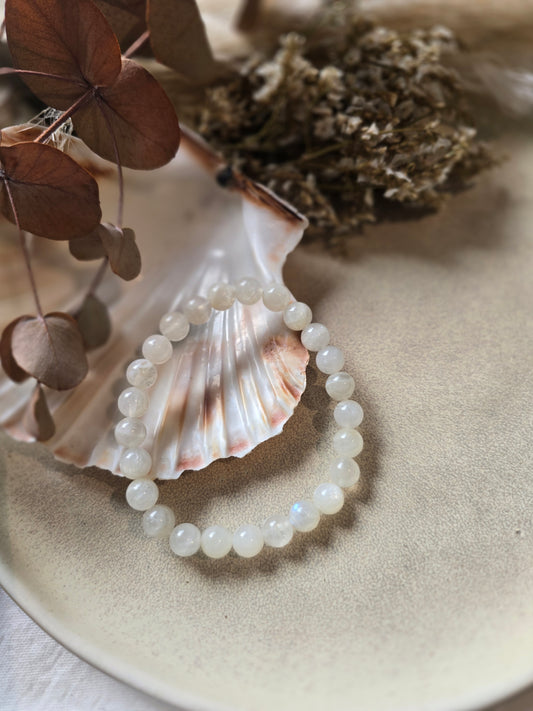 Cristal de Roche laiteux Bracelet simple