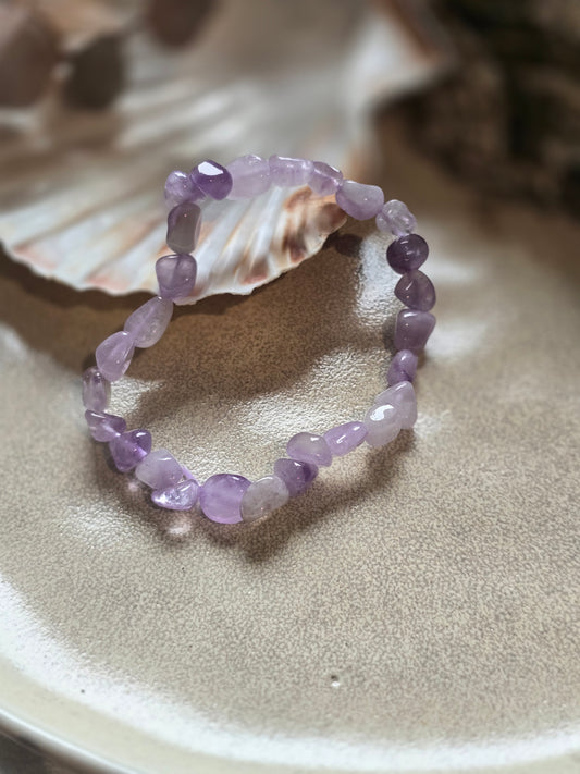 Améthyste lavande - Bracelet